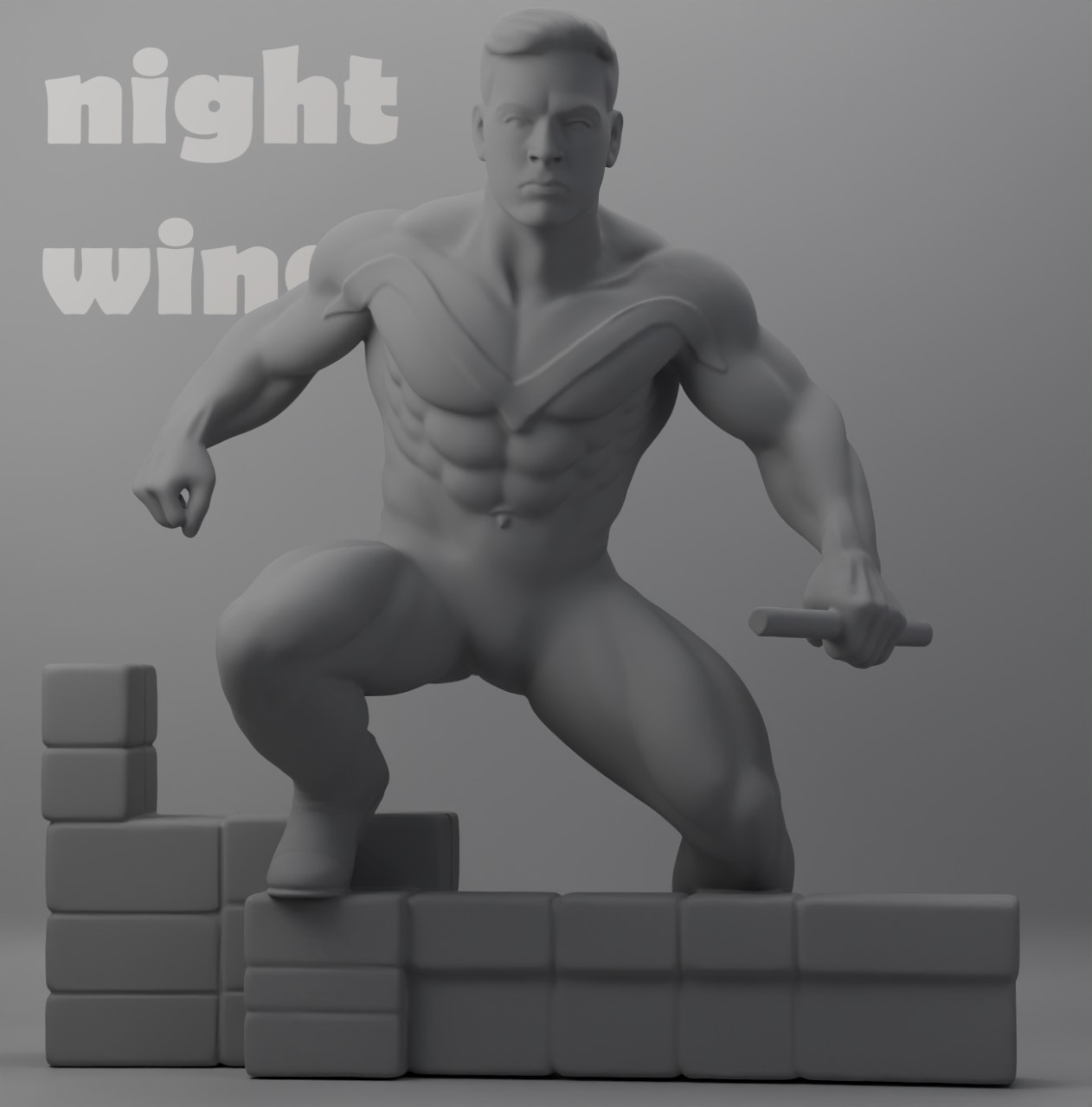 Superhero Statue